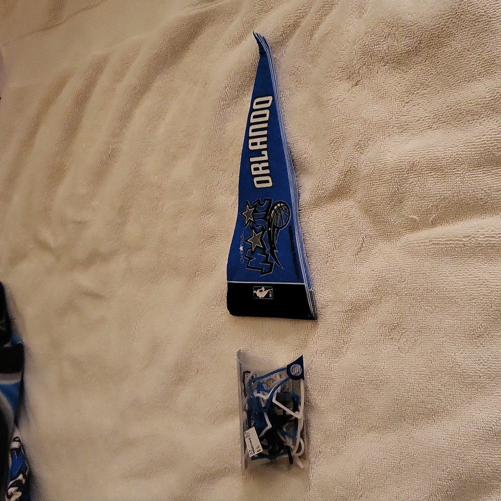 Orlando magic mini banners and Logo Bandz